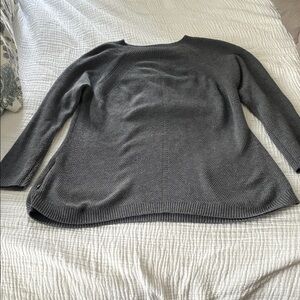 Title nine gray tunic sweater with side pocket